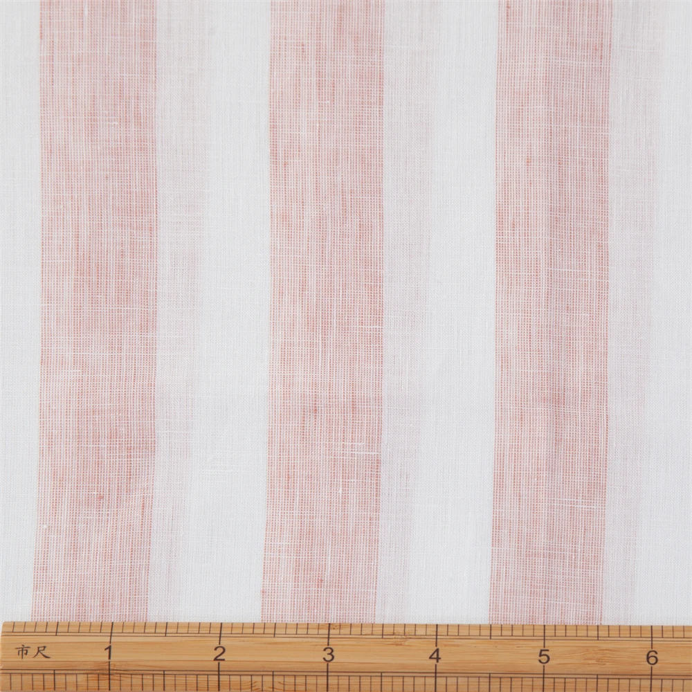  softer 100% linen fabric 125 gsm pure European flax OEKO-Tex certified for garment & T-shirt double big