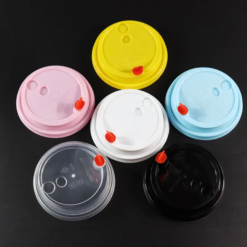 Disposable cup cover drink Plastic juice drink Cups lid