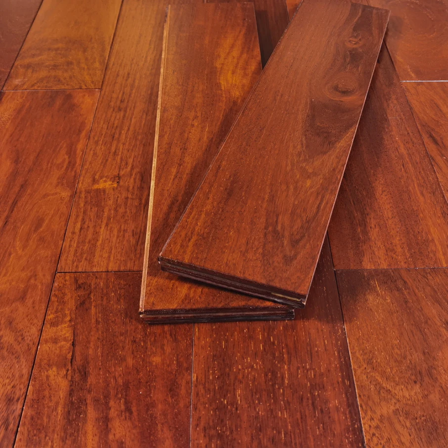 100 квадратных метров минимальный заказ Доставка 7 дней напольное покрытие из твердой древесины при Африканском мербау с матовой поверхностью