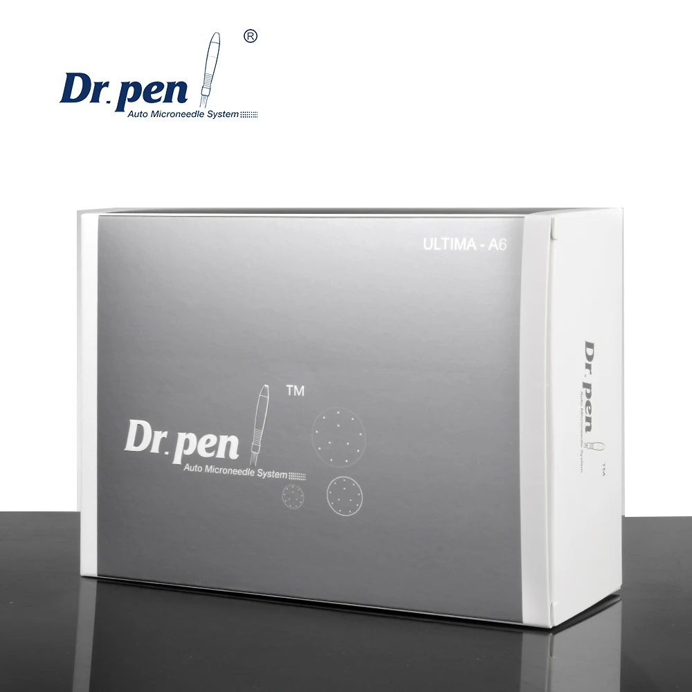 Автоматическая микро-игла Ultima Derma Pen A6 беспроводная и Проводная Dr.Pen с 2 перезаряжаемыми