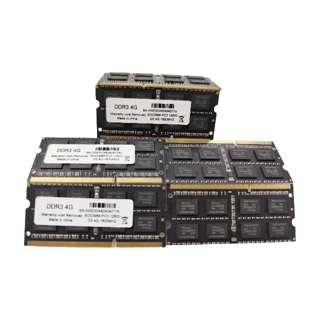 Laptop DDR3 4GB Memory  PC3L 12800 1600MHz 204 Pin Memory Module 4GB Ram Laptop DDR4