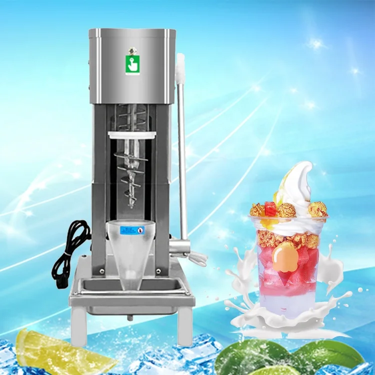 Small Business 110V 220V 750 W Frozen Ice Cream Blender Machine At Supermarket Restaurant School Party
