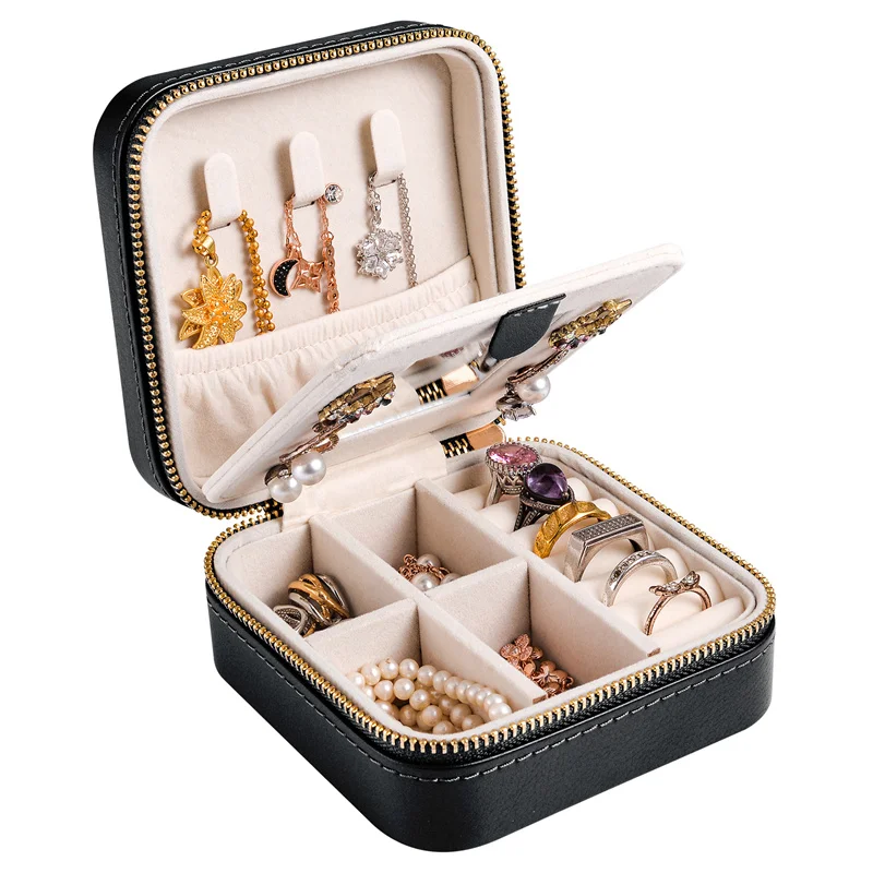 Business Paper Handmade Wholesale Leather Luxury Customized Bags Boxes Cute Small Pouch Packaging Box For Jewelry Sets Pouches