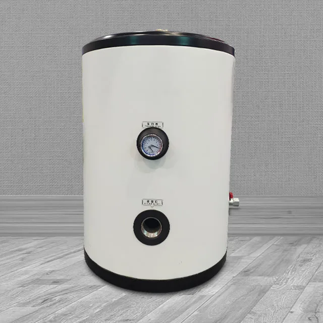 30L to 500L Electric Hot Water Boiler Stainless Steel Water Storage Double Circuit Buffer Tank Heat Pump Water Tank