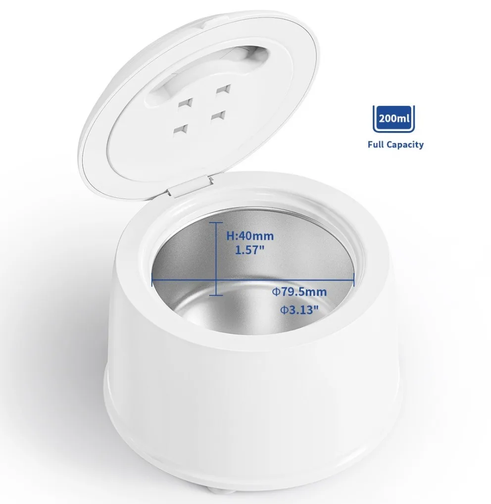 200ml Mini UV Ultrasonic Cleaner Ultrasonic Bath For Cosmetic Brush