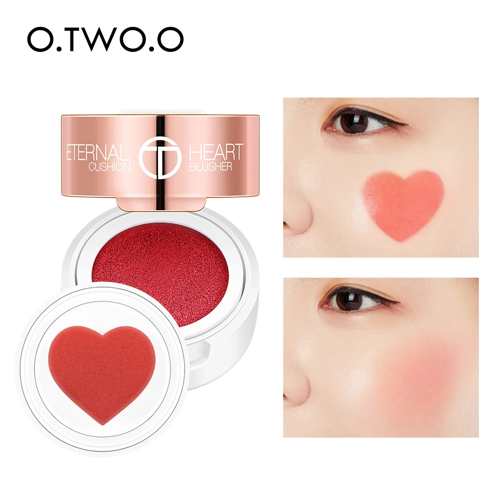 Shopee Lazada Amazon Supplier Long Lasting Eternal Heart Air Cushion Blusher Cosmetics Beauty Makeup