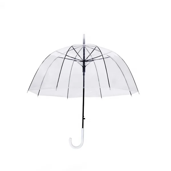 Cheap customized printing transparent bottle umbrella fashionable paraguas for advertising giveaways raining umbrella supplier