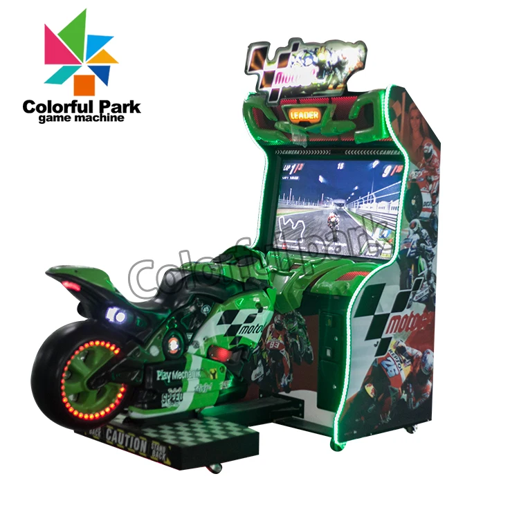 Coin-operated motorcycles, video games, racing arcade games, driving, motorcycle gp simulator, arcade game machine