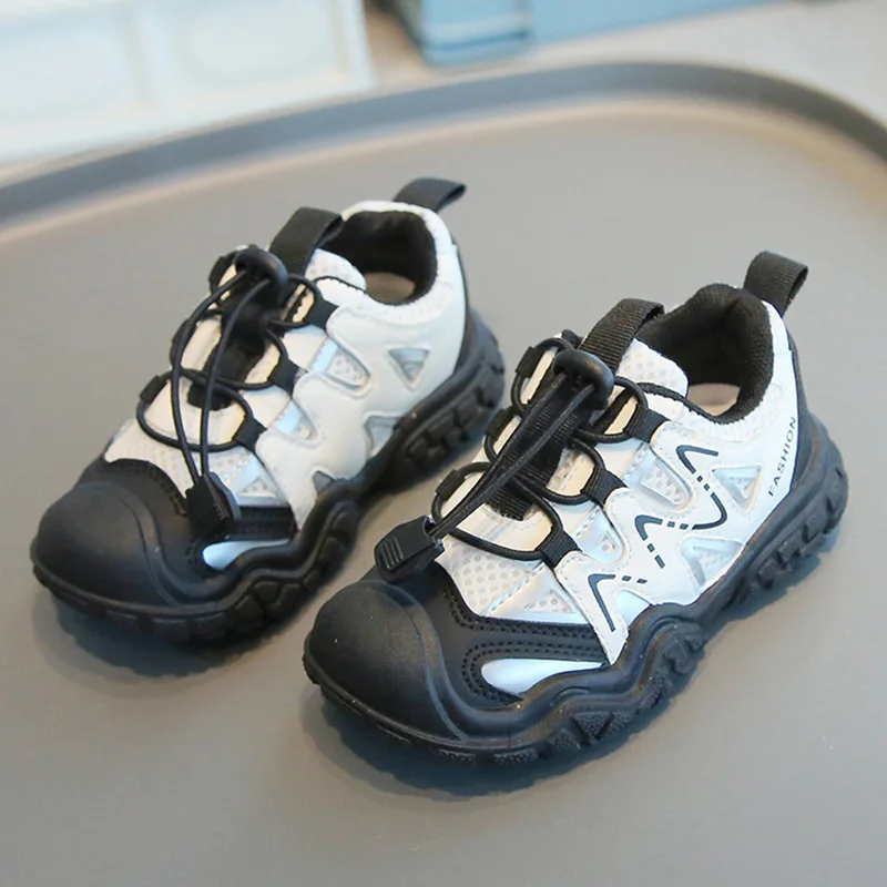 Spring and autumn children fashion comfortable breathable hiking shoes boys and girls simple light sports casual shoes