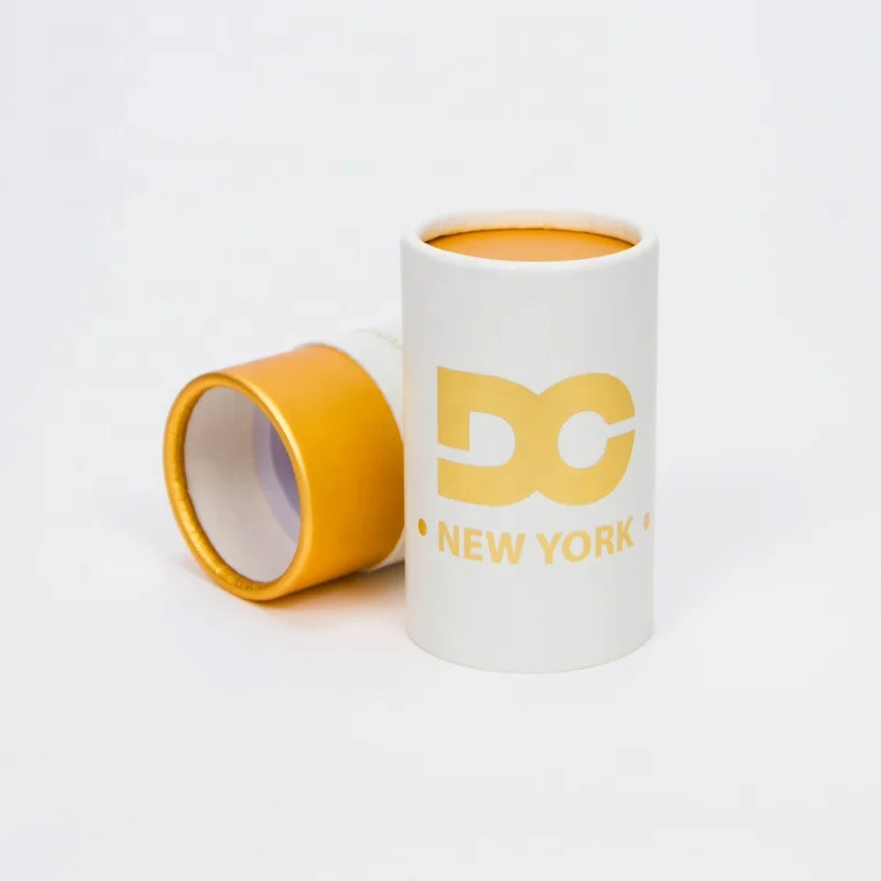 Wholesale high quality recyclable outer packaging paper tube perfume cosmetic container for hand lotion tube