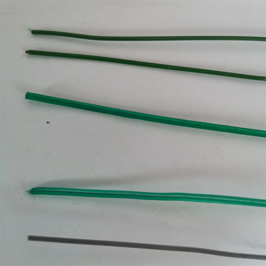 Craft flower plastic coated galvanized wire