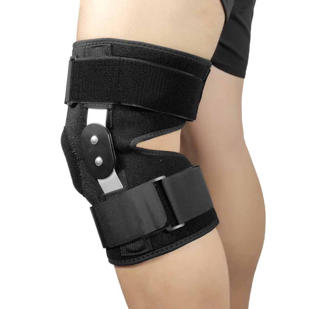 Health knee pads Neoprene Knee Support Hinged Patella Pads Sleeve Support Knee Brace