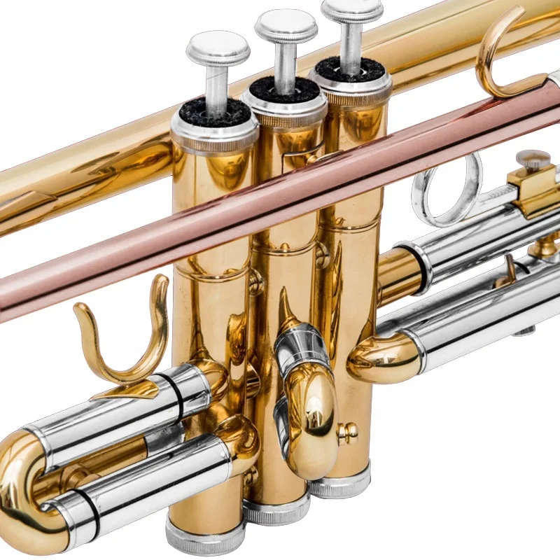 Духовые музыкальные трубы под заказ, брендовые духовые трубы, трубы bb для начинающих, латунная повязка, Лакированное золото (1600265063788)