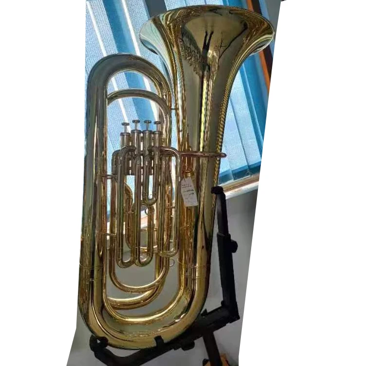 Желтая латунь tuba OEM оптовая продажа продукции 4/4 tuba