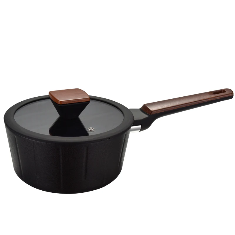 9 Pcs pots and pans kitchen aluminum non stick pots cooking saucepan cookware sets