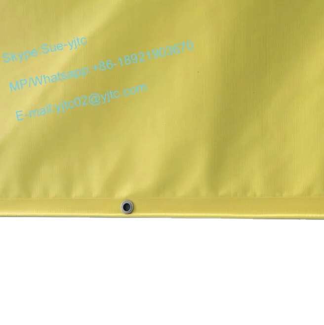 Fumigation PVC Transparent Mesh tarpaulin cover