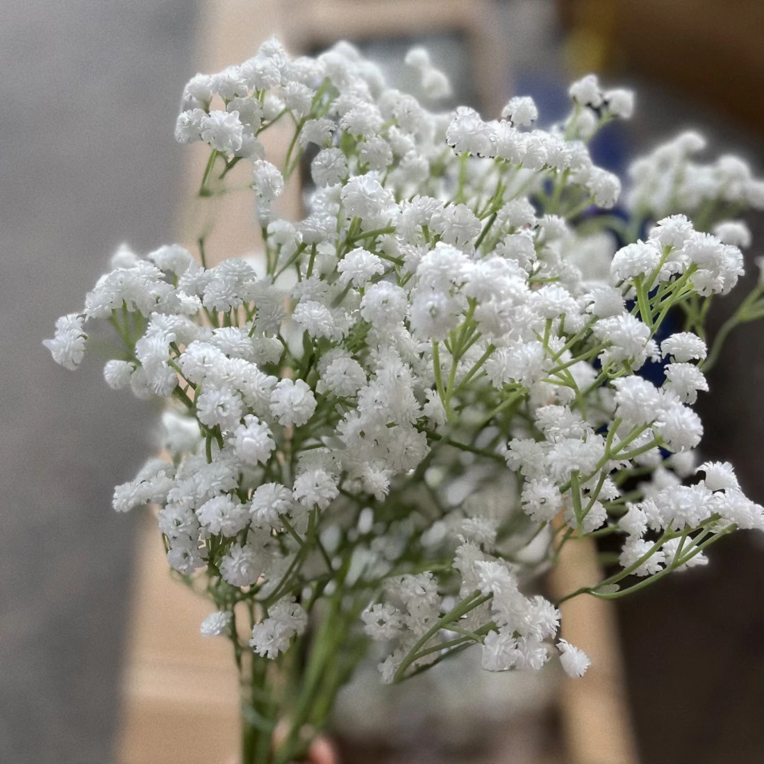Hot Sale White Flower Decorative Artificial Baby Breath For Home Wedding Floral Arrangement Table Centerpiece Decoration