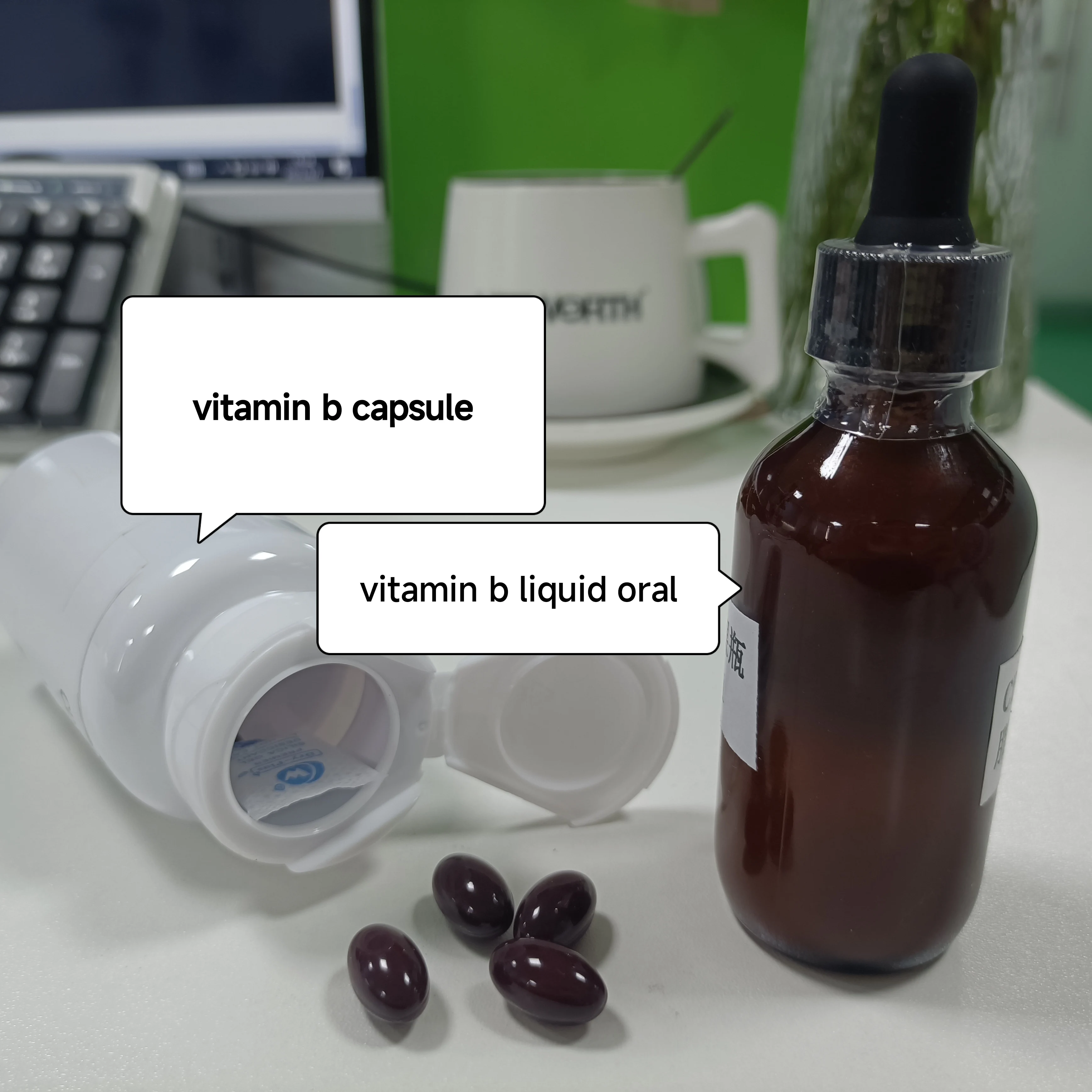 Витаминные добавки для здоровья нервной системы витамин B12 капсула 1000 mcg с фолиевой
