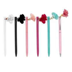 New products customized logo Colorful slim pen novelty Pendant clip metal gift ball pen