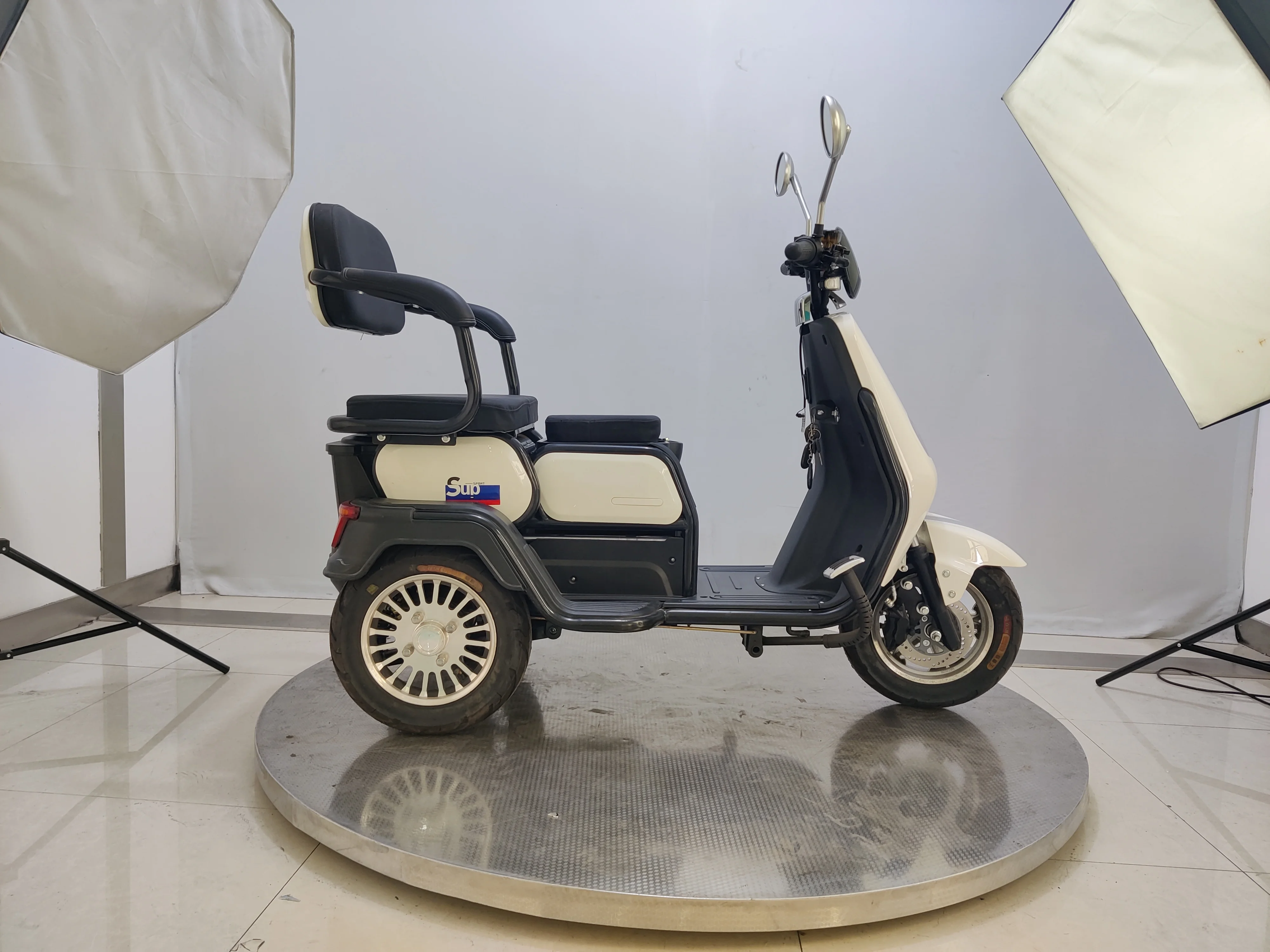 Vimode  most popular 72v 1000w low speed safety electric moto long battery life tricycle for adults