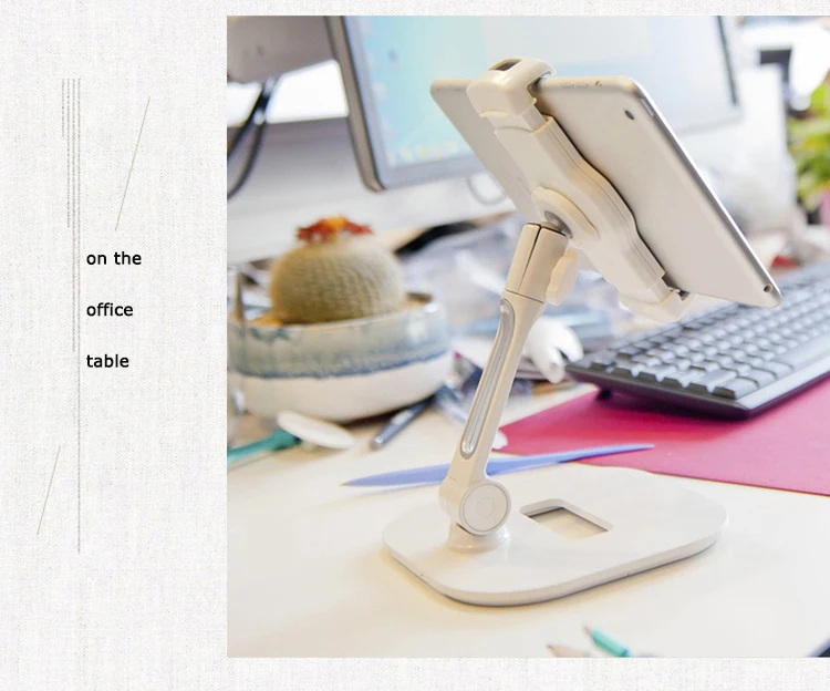 Ergonomic Aluminum Multifunctional Compatible Laptop for Ipad Stand 360 Degree Rotation Base Notebook Stand