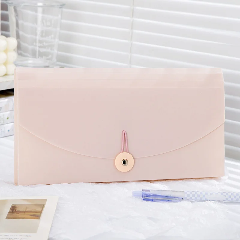 Morandi Folder file holder portable bill bill receipt buggy bag large capacity invoice collection book