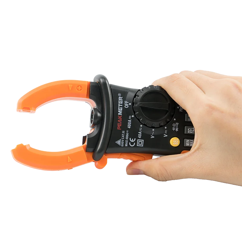 PM2108A / MS2108A 4000 Counts Ac Dc Current bar graph display Clamp Meter , Frequency Measurement Earth Leakage Clamp Meter