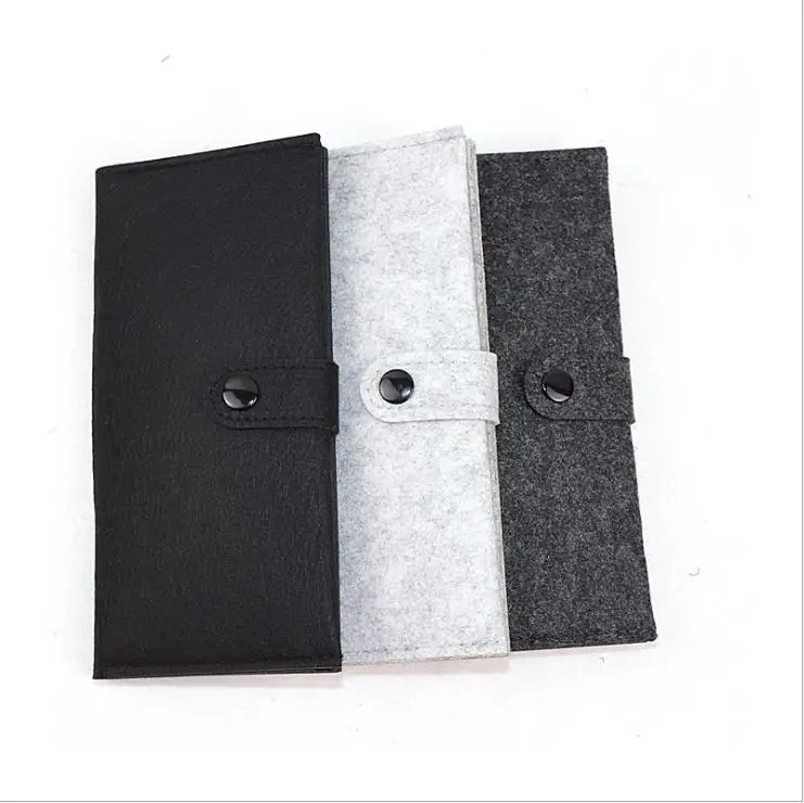 Фетровый кошелек для косметики, сумка-Органайзер, кошелек для монет, дорожная косметичка