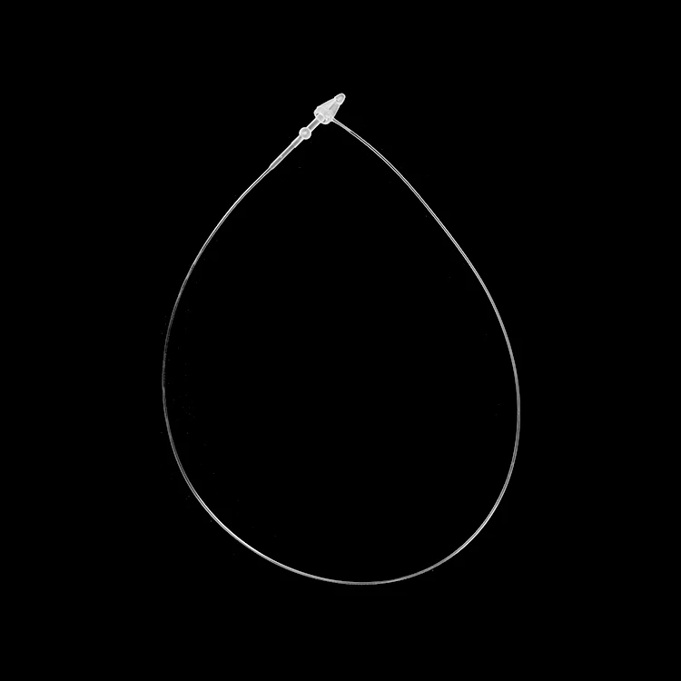 Factory Wholesale 11 inch Tag Label Plastic Loop Lock pins Fasteners Plastic Loop Pin