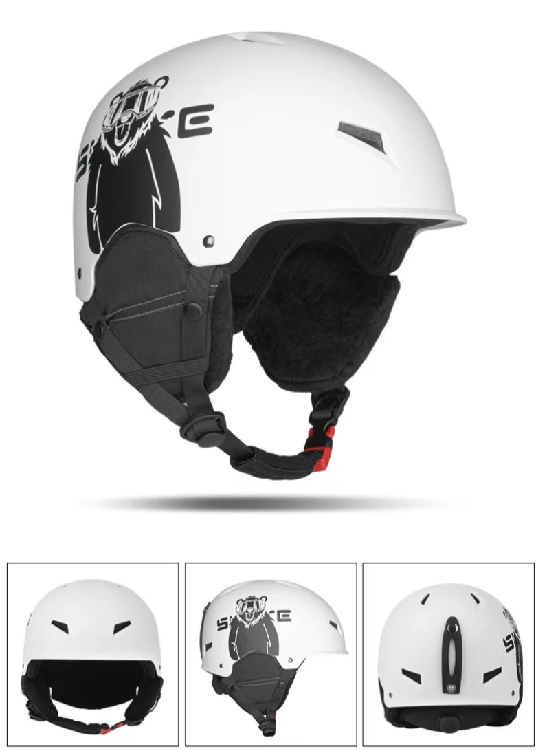 New Adult Ski Helmet Manufacturer Wholesale Anti Fall Suitable for Single and Double Board
