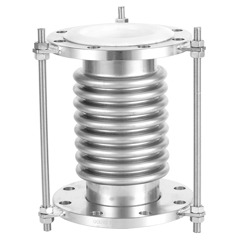 Ptfe Lined High Temperature Steam Pipe Joints Metal Bellows Expansion Joints