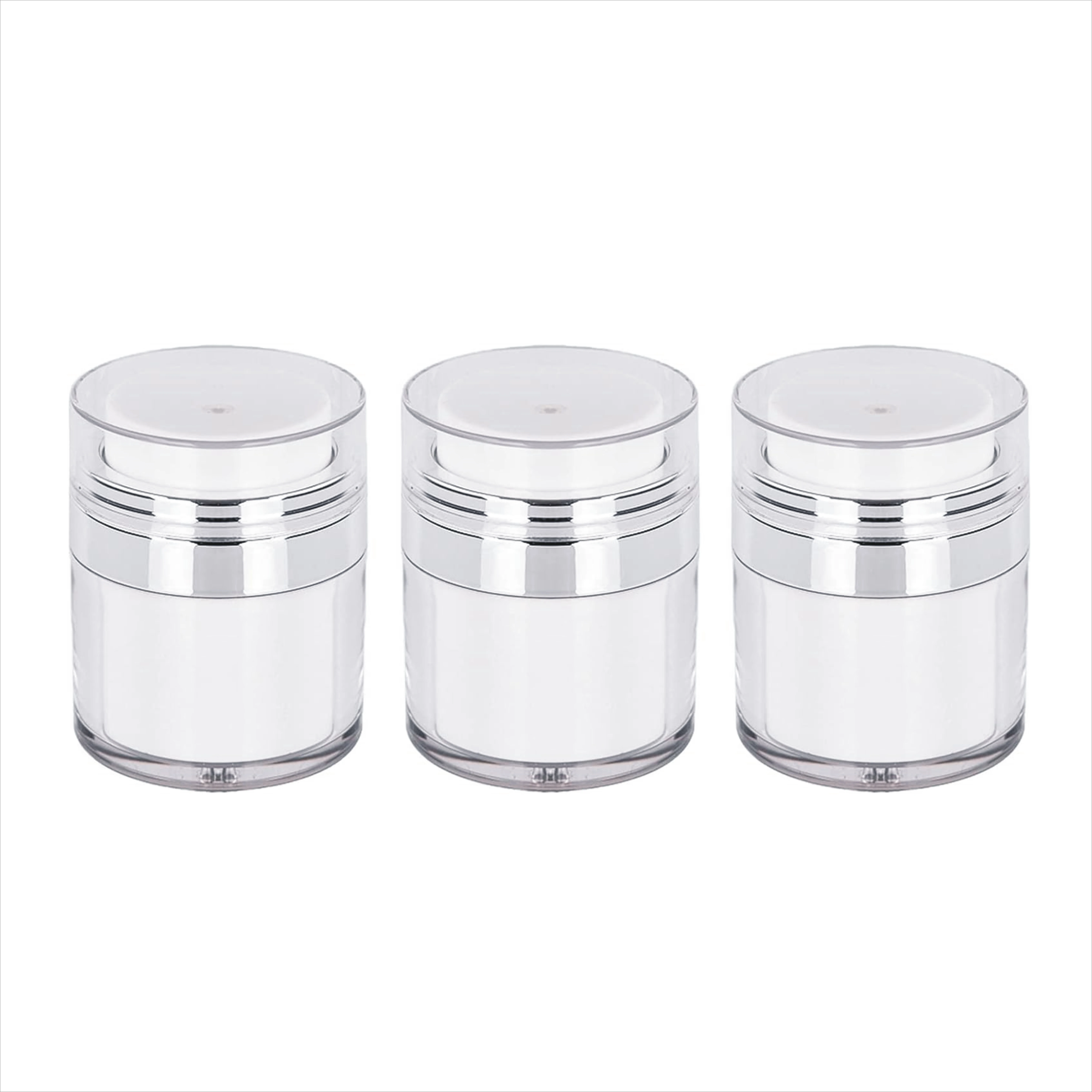 Cream Jar Vacuum Bottle Small  Lotion Dispenser with Pump Travel Containers for Lotions and Creams Leak Proof Airless jar