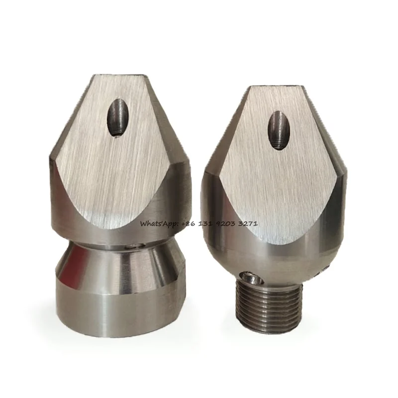 High pressure cleaning nozzle to dredge the sewer stainless steel nozzle
