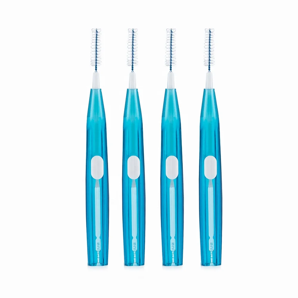 10pcs personalized Adjustable interdental brush oral cleaning replaceable interdental brush Orthodontics dental brush