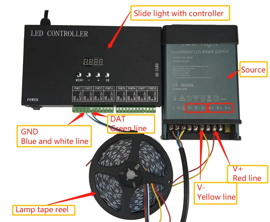 Wholesale Wifi Flex 12V 5M Outdoor 2835 5050 SMD RGB Waterproof Neon Luces led Smart Led Strip/Led Strip Lights/Led Light Strip