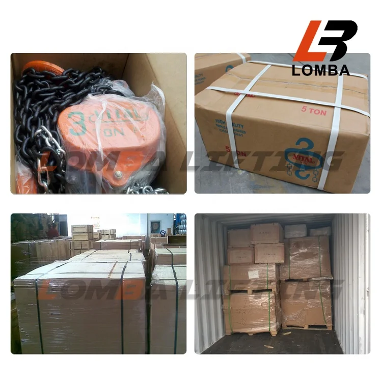 Factory Price Lifting Hand Hoist 1 Ton 2 Ton 3 Ton 5 Ton Manual Chain Pulley Block