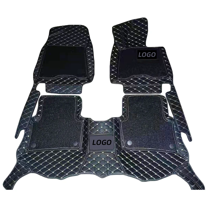 Automobile interior car floor liners dust-free customized premium fit 7D car mats for Sportage