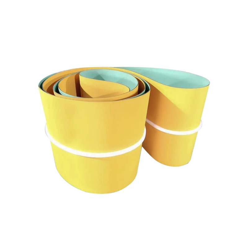 China Factory Green and Yellow Color Chip Baseband Industrial Timing Belts for Sale