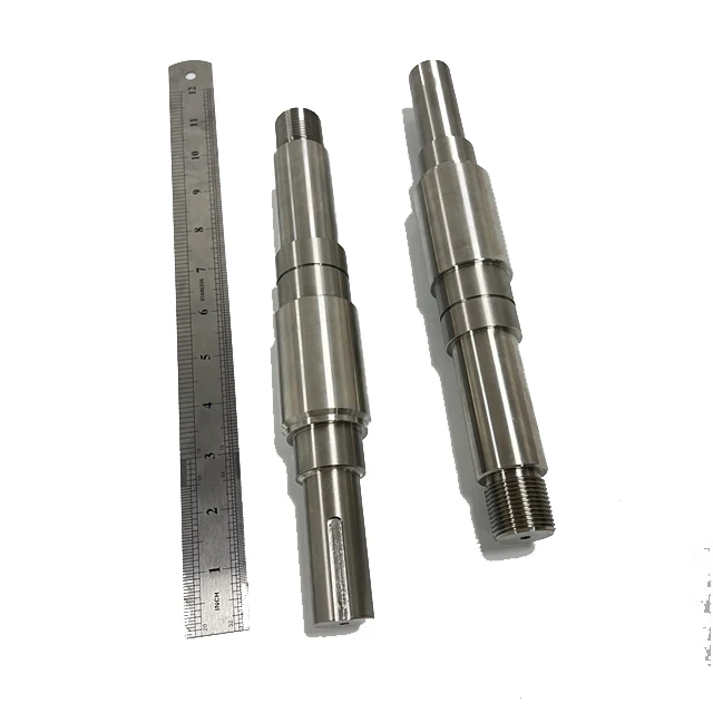 Custom precision Water Pump Bearing Shaft cnc lathe turning rotary drive shafts stainless steel pump shafts