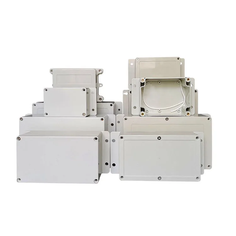 158x90x60mm Plastic box waterproof enclosure box oem service custom waterproof socket box with ear