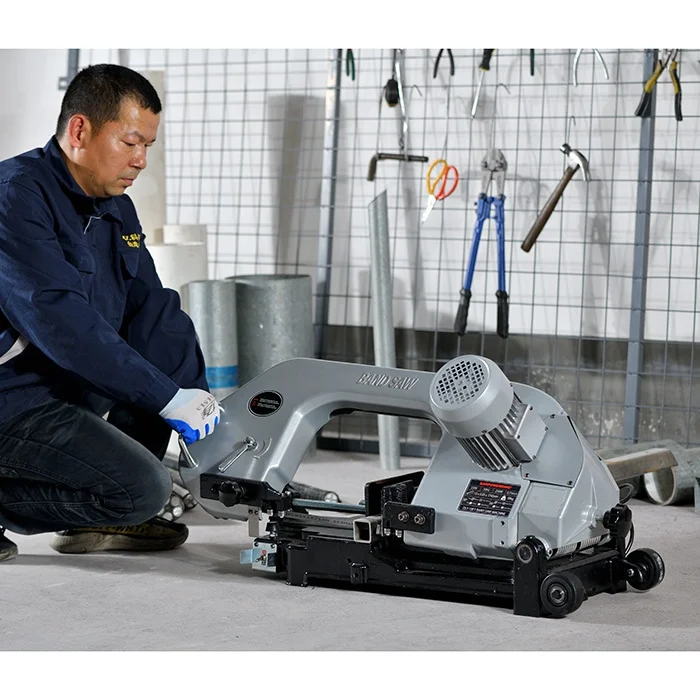 9in thin-wall pipe metal wood automatic cutting band saw machines