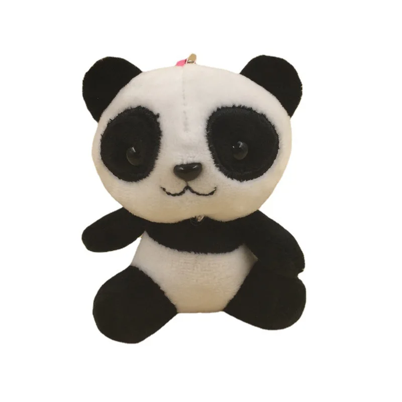 Best Selling Cartoon Cute Animals Pendant Baby Soft Stuffed Plush Toys Panda Keychain