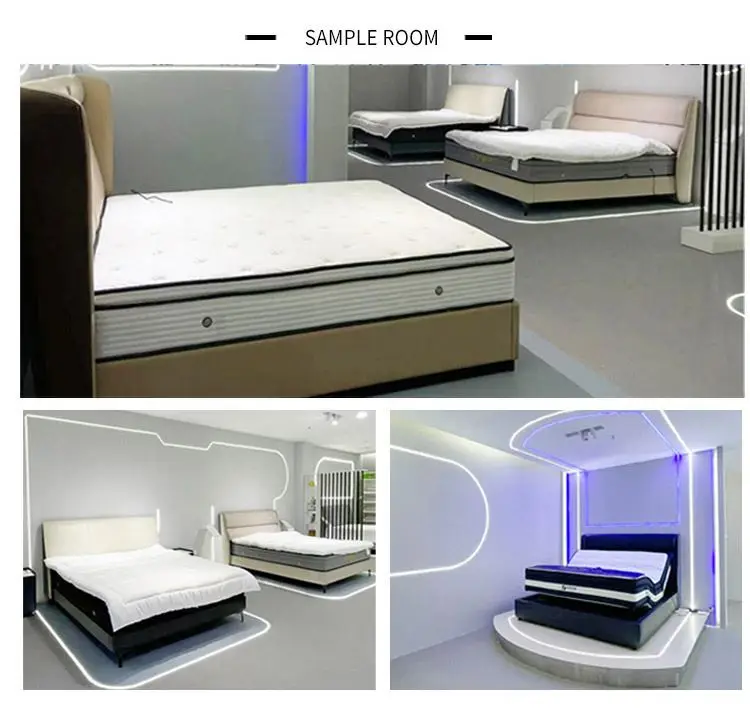 Luxurious New 3 Motors with LED Foot Control Electric Beauty Massage Bed Can Be Customized Color LOGO Beauty Salon Furniture
