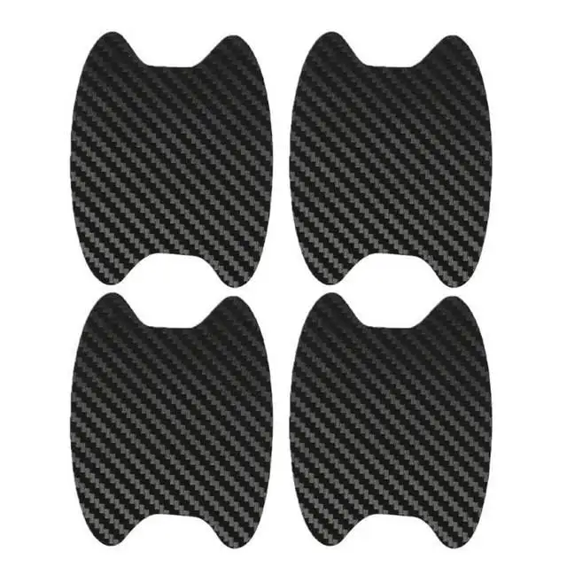 For Ebay Handle Sticker 4pcs Car Door Handle Car Sticker Protective Film Carbon Fiber Handle Wrist car Stickers
