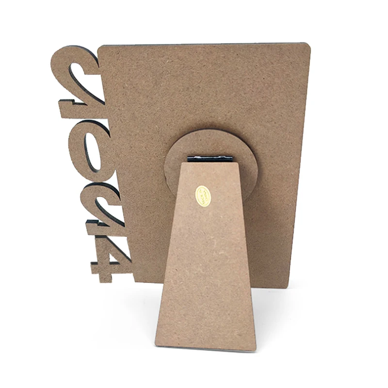 2024 Hot Sales Blank Sublimation Photo Panel Frame Diy Photo Printing Mdf Wooden Board Plate Gift