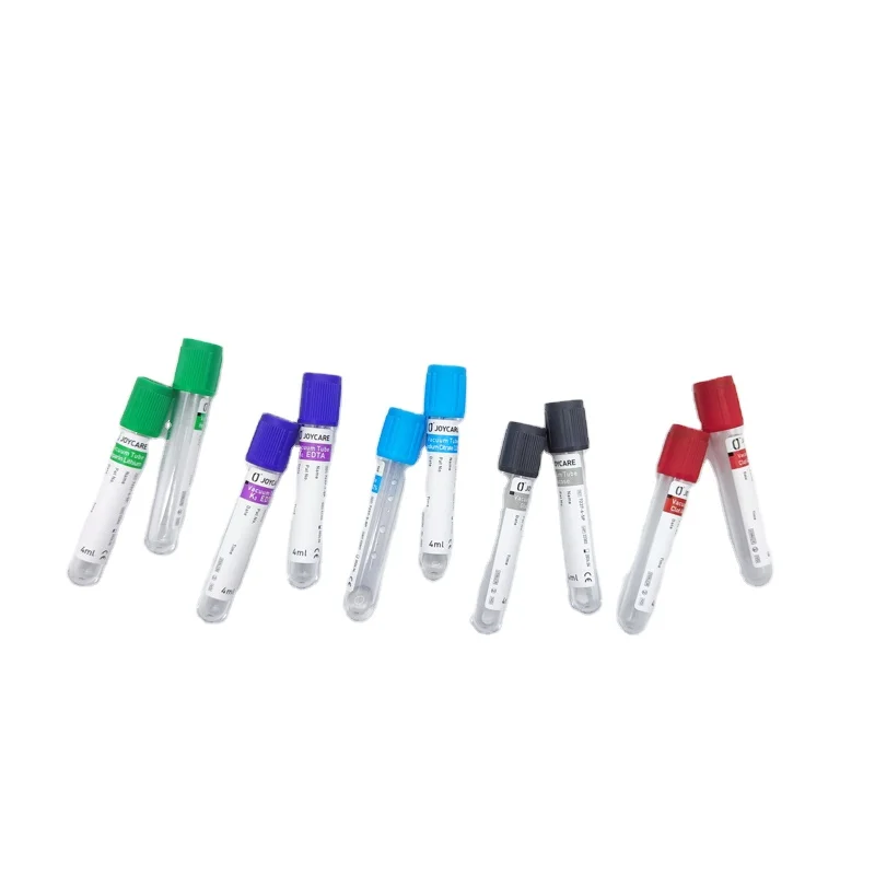 CE Approved Glass PET Medical Disposable EDTA K3 Plain Glucose Vacuum Blood Collection Tube