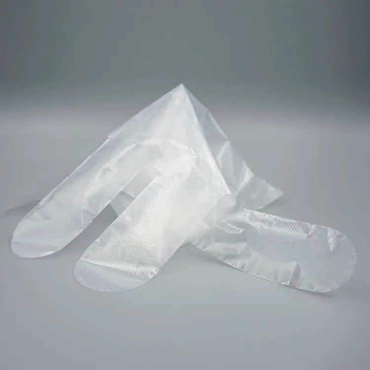 Hynaut wholesale high quality Practical disposable transparent clear plastic pe gloves thickened