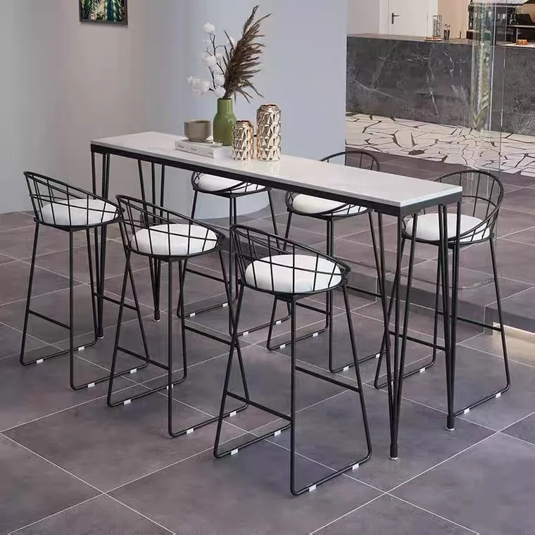 Deluxe Italian Modern 8-seat Dining Table Set Hotel Dining Room Solid Wood Dining Table