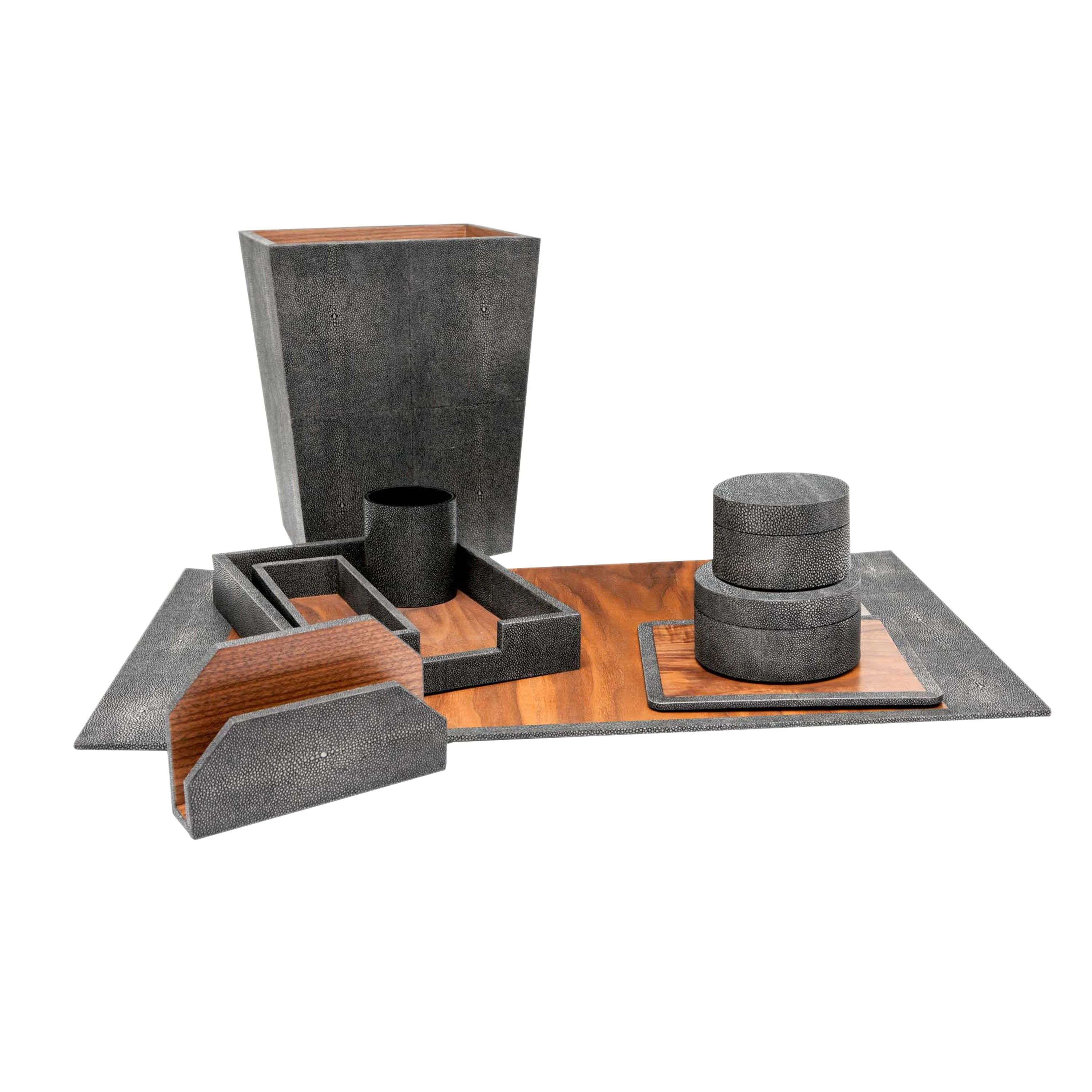 Pu Leather Perle Fish Texture Office Stationary Accessories And School Supplies Stationery Stationaries Set Supplies