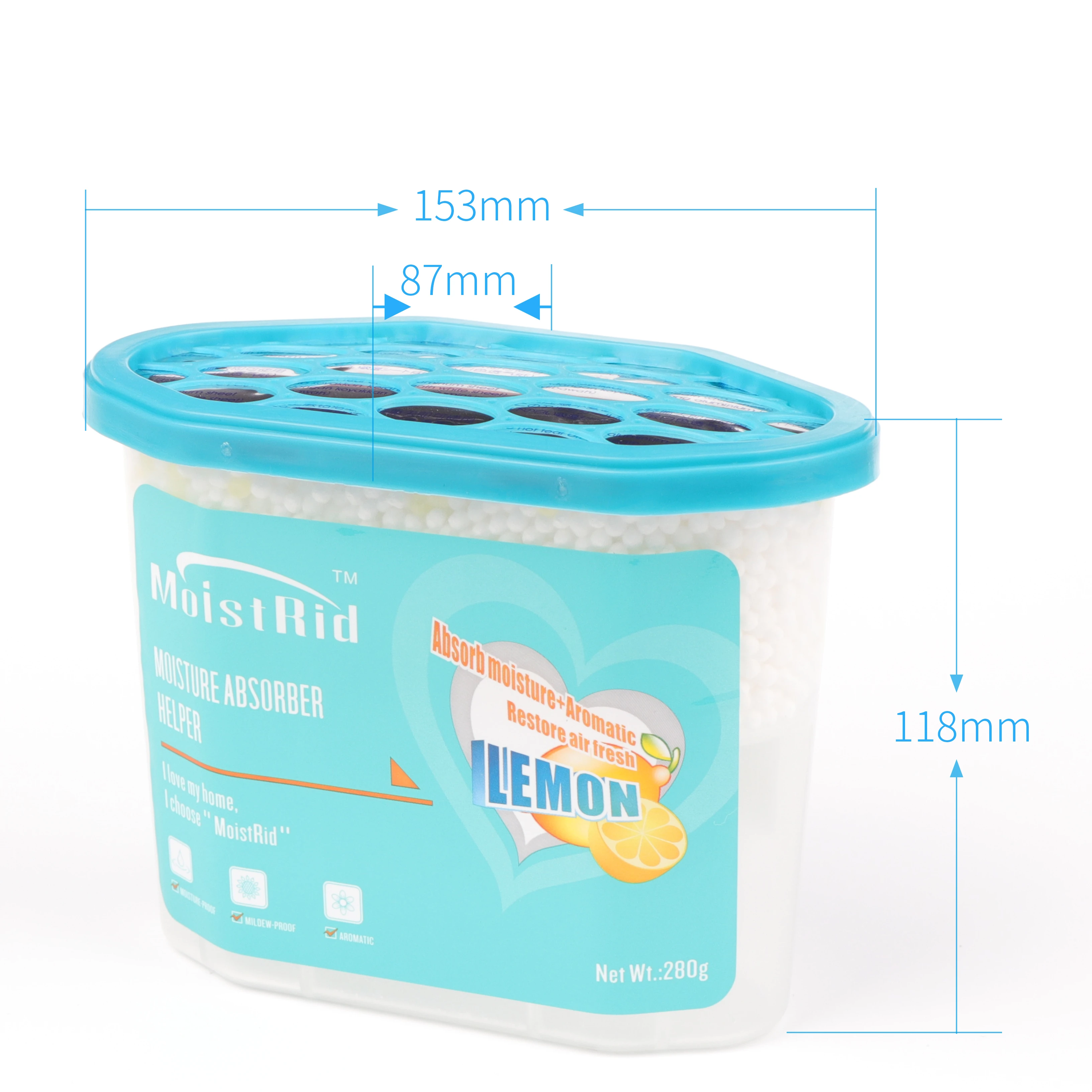 600ML Household  Calcium chloride Disposable Interior Dehumidifier Box Home Use Moisture Absorber For closet